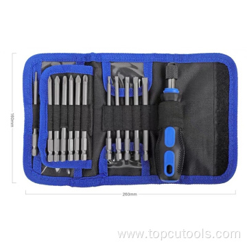 Screwdriver Holder & Bits Set in Tool Bag